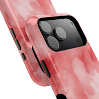Red Water Paint iPhone Case