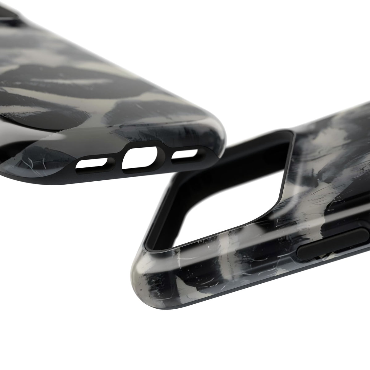 Black And White Lipstick Stains iPhone Case