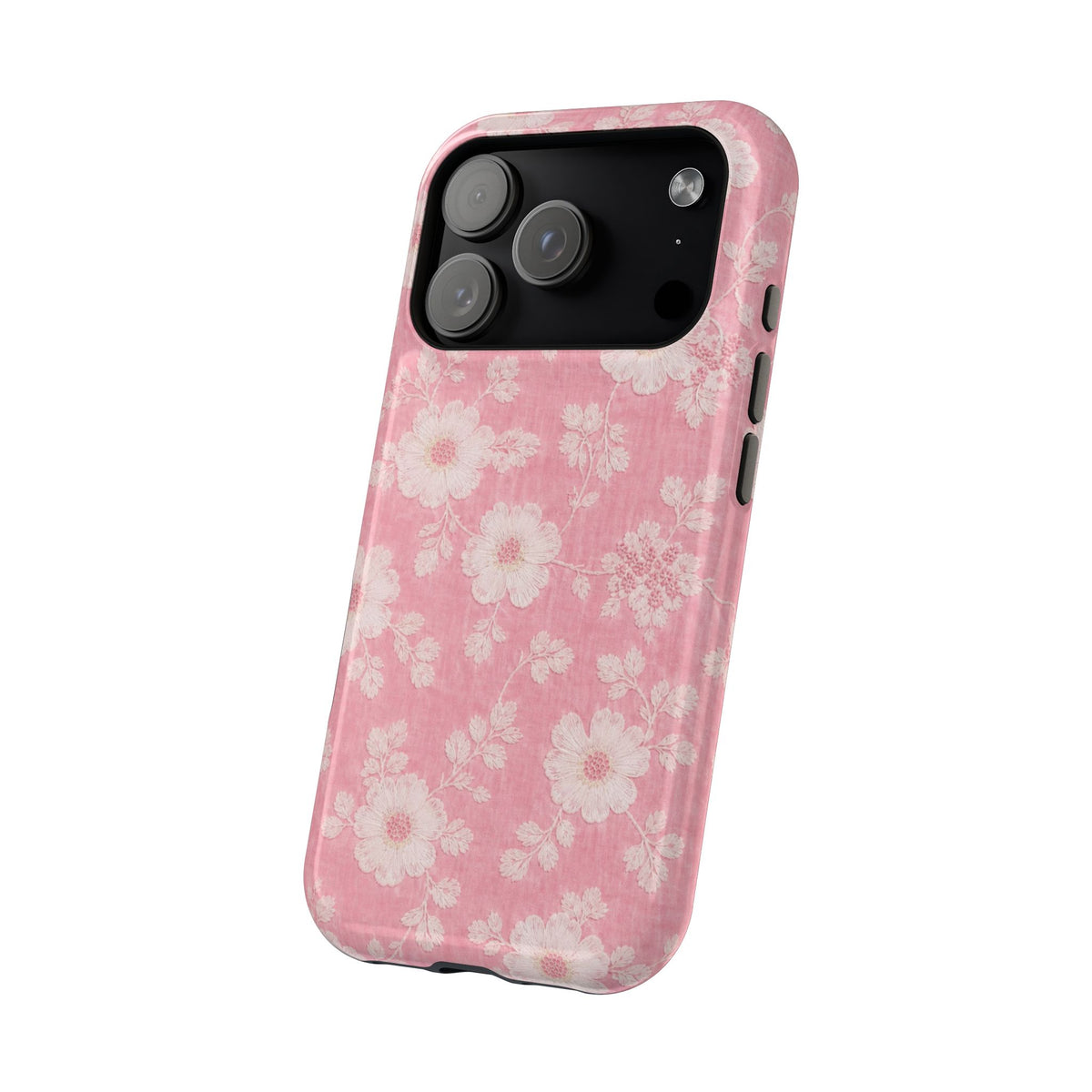 Pink Floral Lace iPhone Case