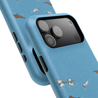 Swimming Dogs iPhone Case