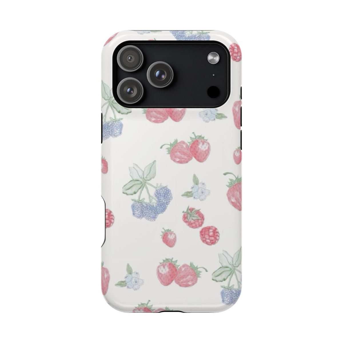 Cottage Strawberries Blueberries And Raspberries iPhone Case