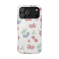 Cottage Strawberries Blueberries And Raspberries iPhone Case