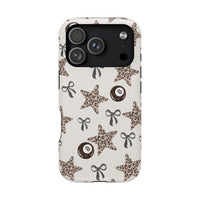 Leopard Star And 8-Ball iPhone Case