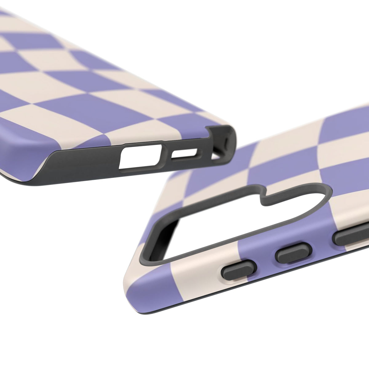 Lilac Wavy Checkered Samsung Case
