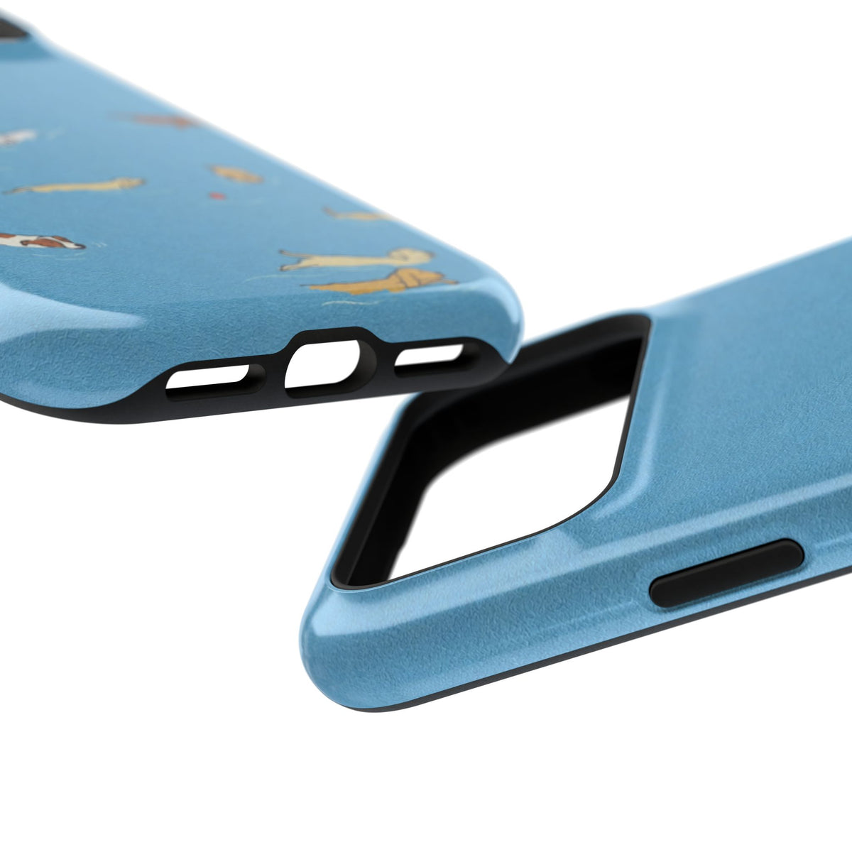 Swimming Dogs iPhone Case