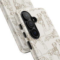 Light Khaki Dalmatian Dog Samsung Case