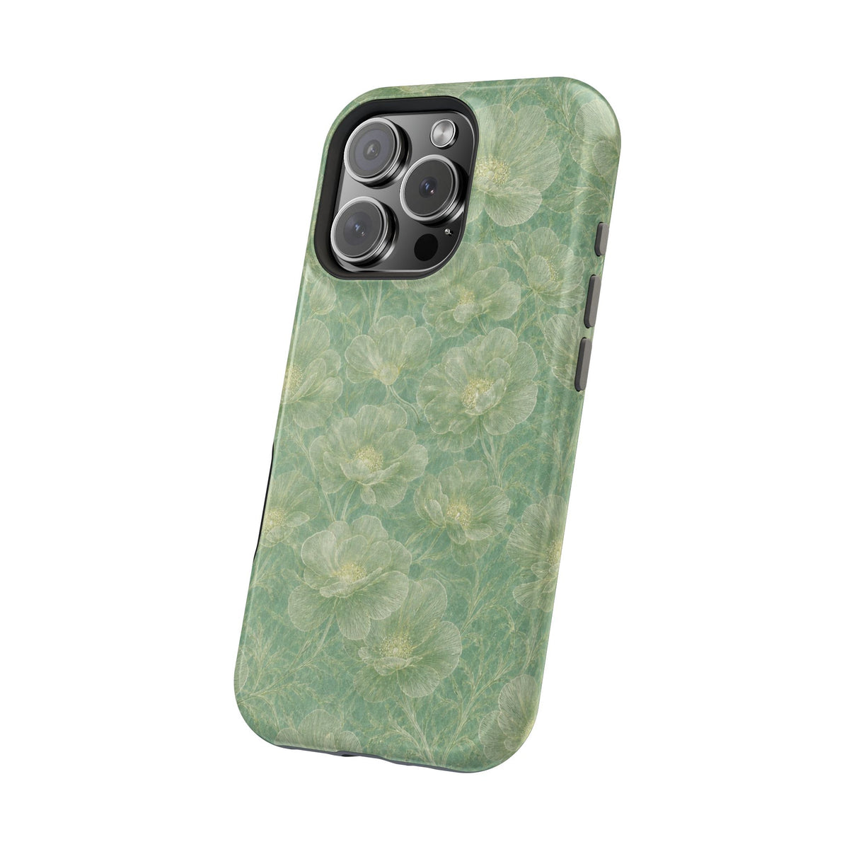 Floral Sage Green iPhone Case