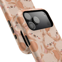 Brown Laying Teddy Bear iPhone Case
