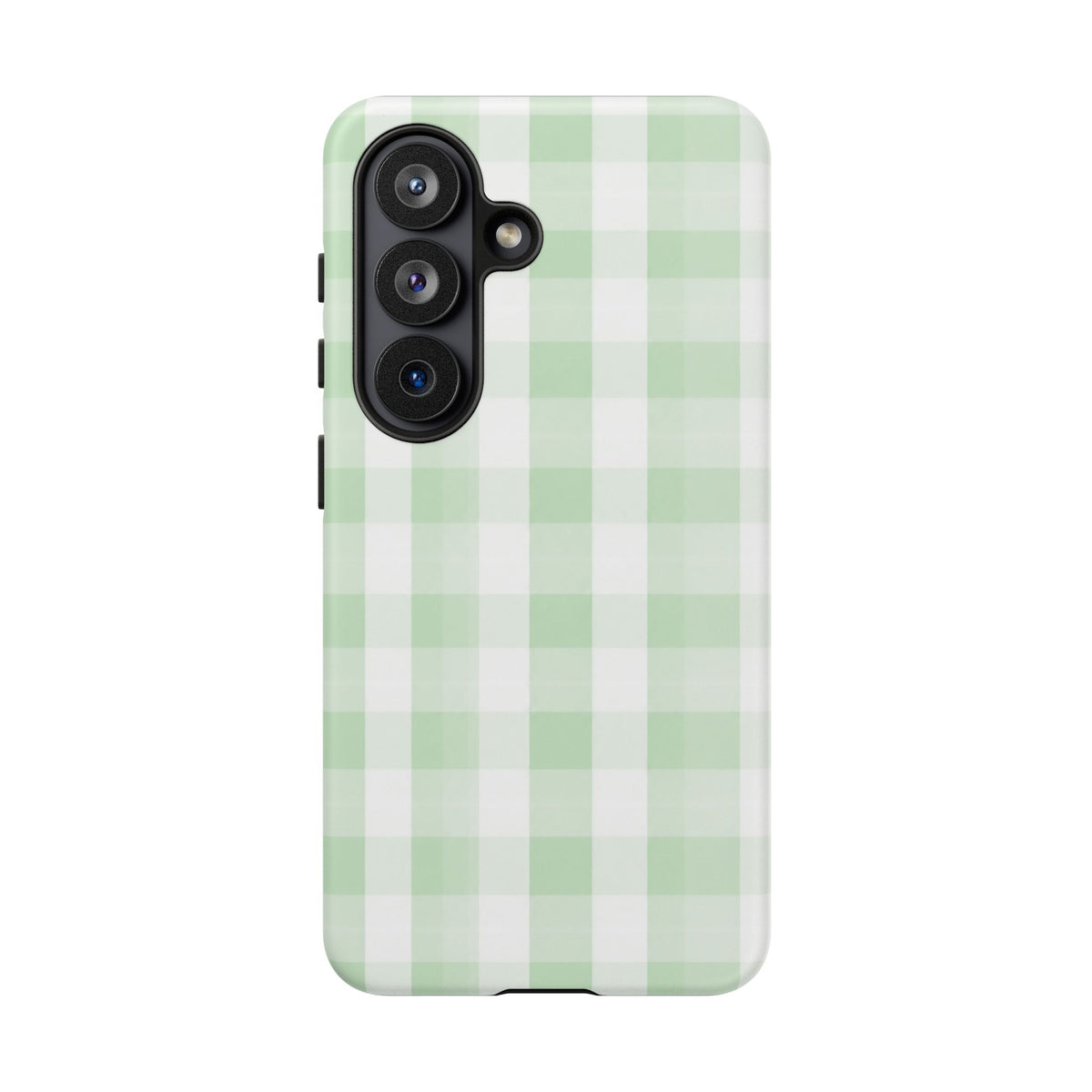Green Checkered Samsung Case